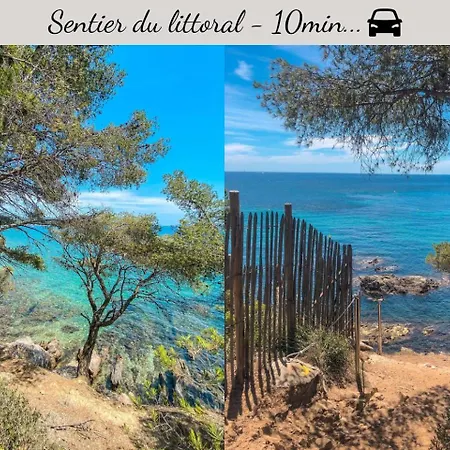 Special Couple - Lit Queen Size - Netflix - Climatisation - Terasse Plein Sud - 2 Min Centre-Ville - 6 Min Mer - Parking Prive - Offre Speciale * La Londe-les-Maures